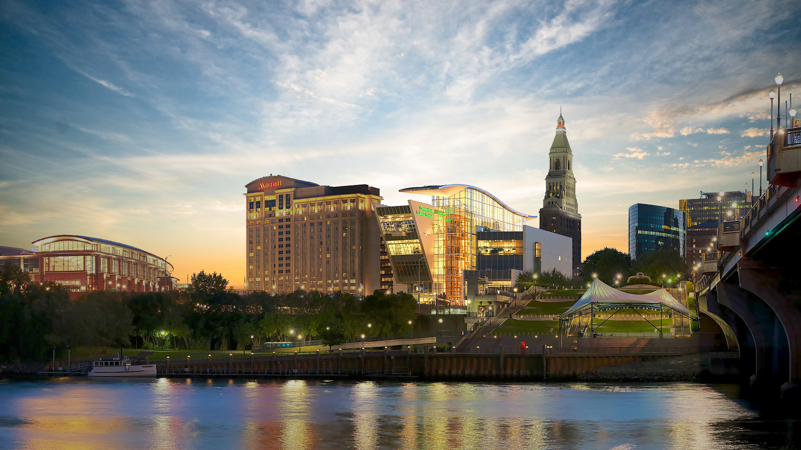View of the Science Center from Connecticut River