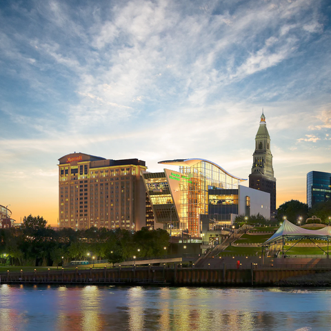 View of the Science Center from Connecticut River