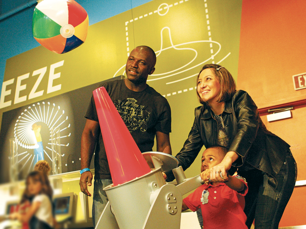 Parents & Boy Beach Ball