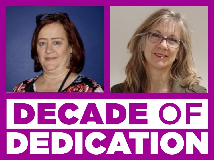 Visitor Services: Decade of Dedication with Patricia Faulds and Eva Cintron